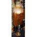 Crystal Gold Plated Chandelier Standard Lamp