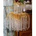Crystal Gold Plated Chandelier Standard Lamp