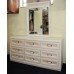 Decapé Finish Bedroom Chest of Drawer Suite Mirror Bedside Cabinets