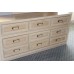 Decapé Finish Bedroom Chest of Drawer Suite Mirror Bedside Cabinets