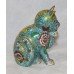 Decorative Brass Cloisonné Enamel Cat