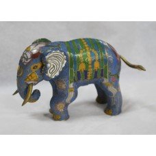 Decorative Brass Cloisonné Enamel Elephant