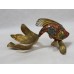 Decorative Brass Cloisonné Enamel Fish