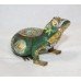 Decorative Brass Cloisonné Enamel Frog