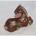 Decorative Brass Cloisonné Enamel Horse