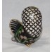 Decorative Brass Cloisonné Enamel Owl