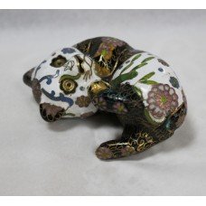 Decorative Brass Cloisonné Enamel Panda