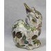 Decorative Brass Cloisonné Enamel Rabbit