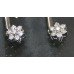 Diamond Cluster Drop Earrings