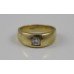 0.28ct Diamond 18ct Gold Signet Ring