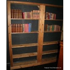 Double Pine Bookcase Shelves