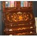 Dutch 18th c. Style Marquetry Bureau Bookcase
