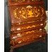 Dutch 18th c. Style Marquetry Bureau Bookcase