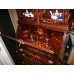 Dutch 18th c. Style Marquetry Bureau Bookcase