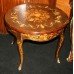 Dutch Style Marquetry Occasional Circular Coffee Table