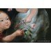 Early 19th c. Family Portrait Painting Oil on Canvas