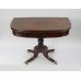 Regency Flame Mahogany Fold Over Top Tea Table