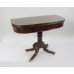 Regency Flame Mahogany Fold Over Top Tea Table