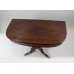 Regency Flame Mahogany Fold Over Top Tea Table