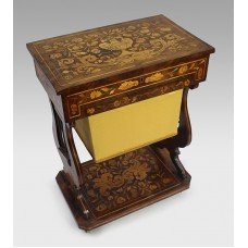 Early 19th c. Marquetry Sewing Table