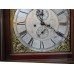 Early 19th c. English Mahogany Brass Arched Dial Longcase Clock