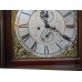 Early 19th c. English Mahogany Brass Arched Dial Longcase Clock