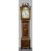 Early 19th c. English Mahogany Brass Arched Dial Longcase Clock