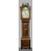 Early 19th c. English Mahogany Brass Arched Dial Longcase Clock