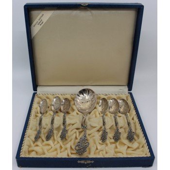 Early 20th c. Norwegian Silver Spoons by Thorvald Marthinsen Sølvvarefabrik