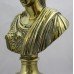 Early Victorian Polished Bronze Grand Tour Bust of Minerva