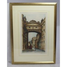 Bridge of Sighs Venice by Edward Sharland (1884-1967)