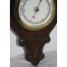 Edwardian Carved Oak Barometer