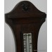 Edwardian Carved Oak Barometer