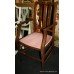Edwardian Inlaid Mahogany Carver Armchair