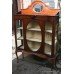 Edwardian Mahogany Inlaid Bow Glass Display Cabinet