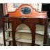 Edwardian Mahogany Inlaid Bow Glass Display Cabinet