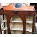 Edwardian Mahogany Inlaid Bow Glass Display Cabinet