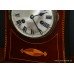 Edwardian Mahogany Inlaid Mantel Clock