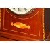Edwardian Mahogany Inlaid Mantel Clock