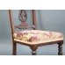 Edwardian Mahogany Nursing Chair with Upholstered Seat