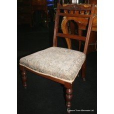 Edwardian Mahogany Nursing Chair