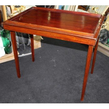 Edwardian Mahogany Osterley Folding Tray Table