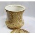 Royal Worcester Gilded Blush Biscuit Jar & Cover 1901