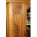 Edwardian Satinwood Double Wardrobe