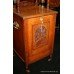 Edwardian Satinwood Magazine Cabinet