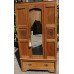 Edwardian Satinwood Double Wardrobe