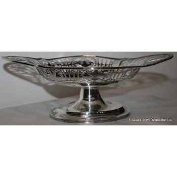 Delicate Edwardian Silver Basket Sheffield 1910