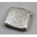 Engraved Edwardian Silver Vesta Case Birmingham 1907