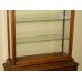 Edwardian Thin Glazed Walnut Bijouterie Display Cabinet