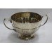 Edwardian Two Handled Solid Silver Bowl London 1903